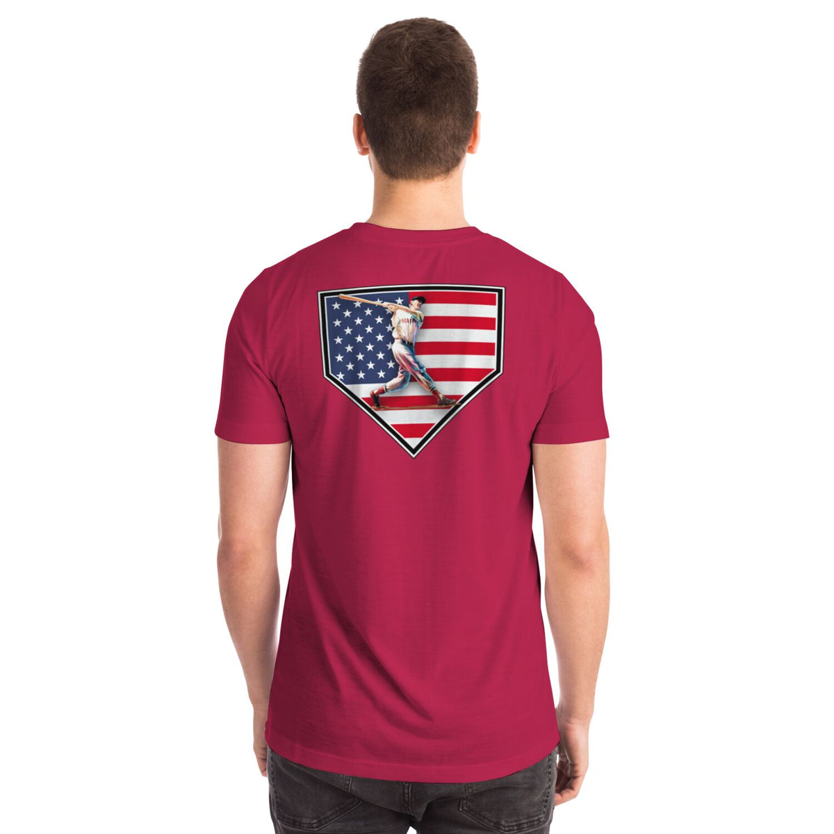USA 250 Red T-shirt ".406Swing"