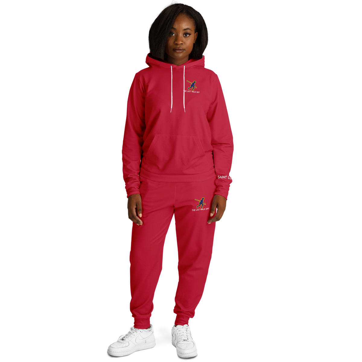 Saint Louis Red Hoodie and Joggers POST
