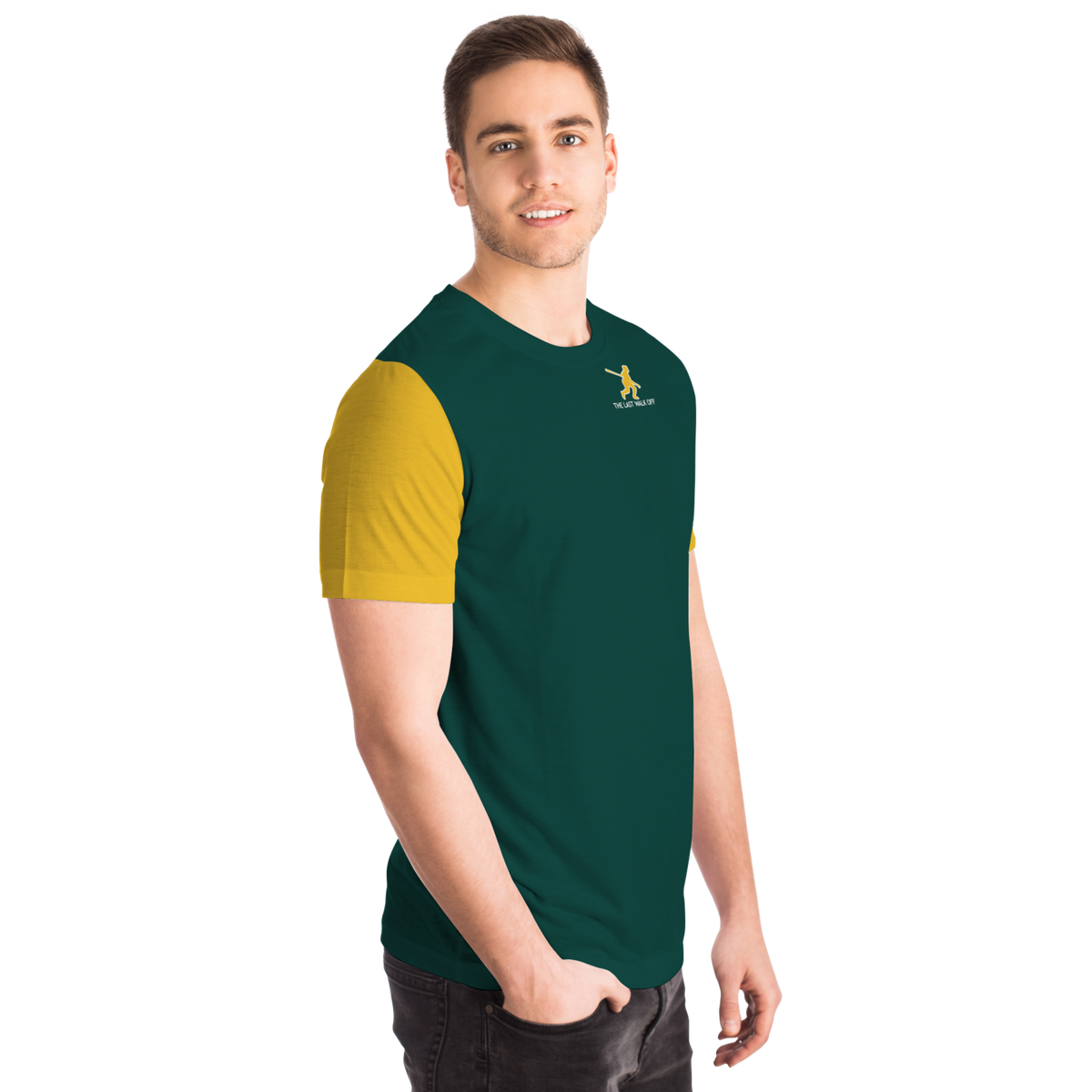 Oakland Green Gold Short Sleeve Shirt