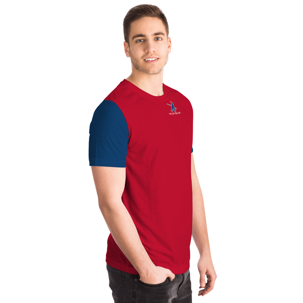 Los Angeles Blue Red Short Sleeve Shirt