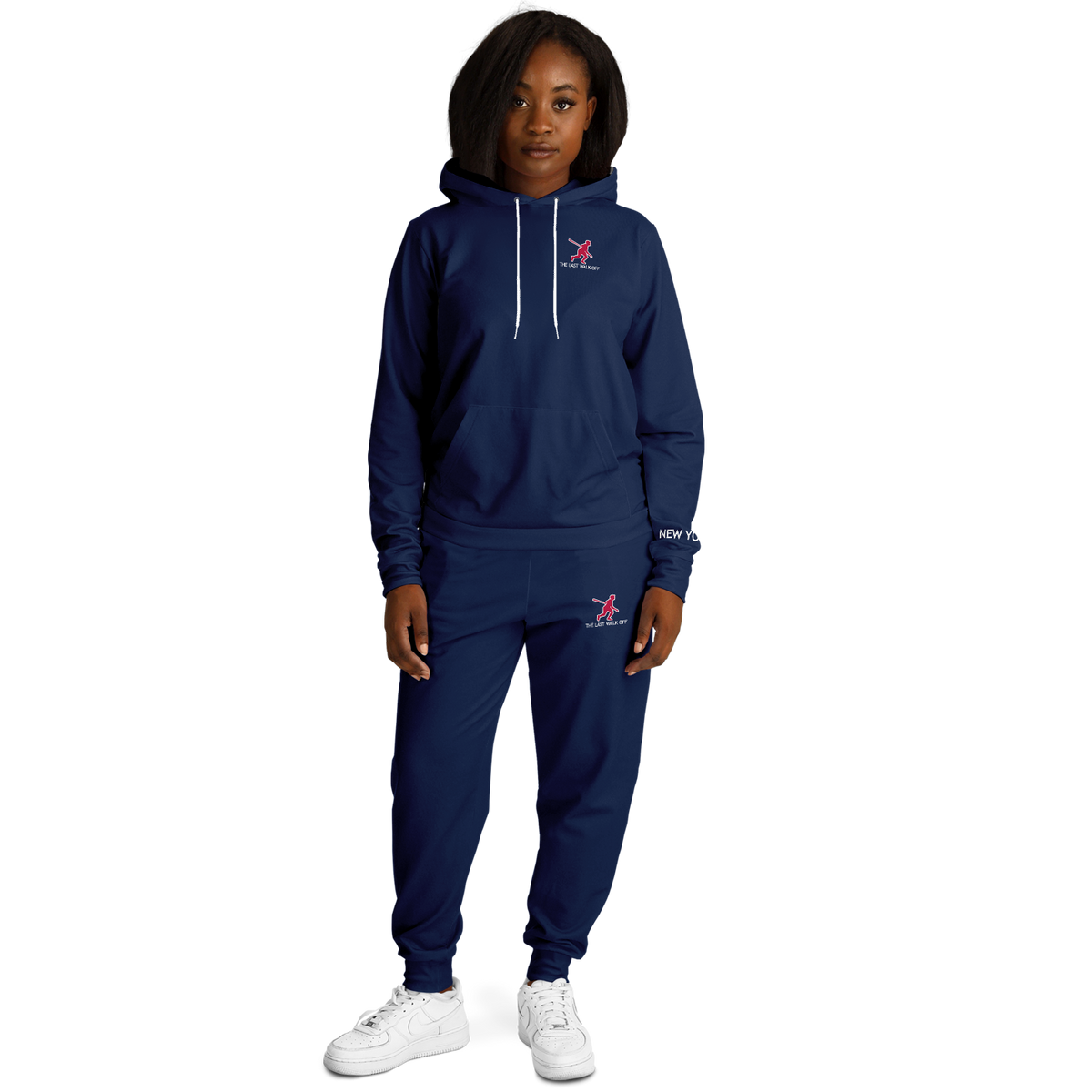 New York Navy Blue Hoodie and Joggers LIGHTS