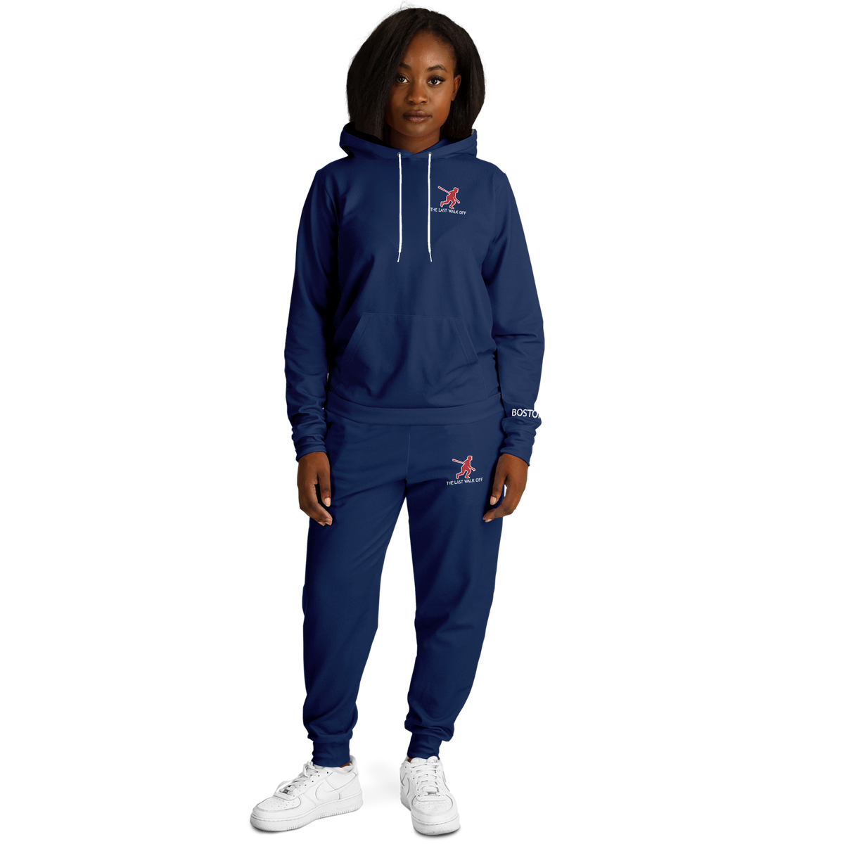 Boston Navy Blue Hoodie and Joggers TWO