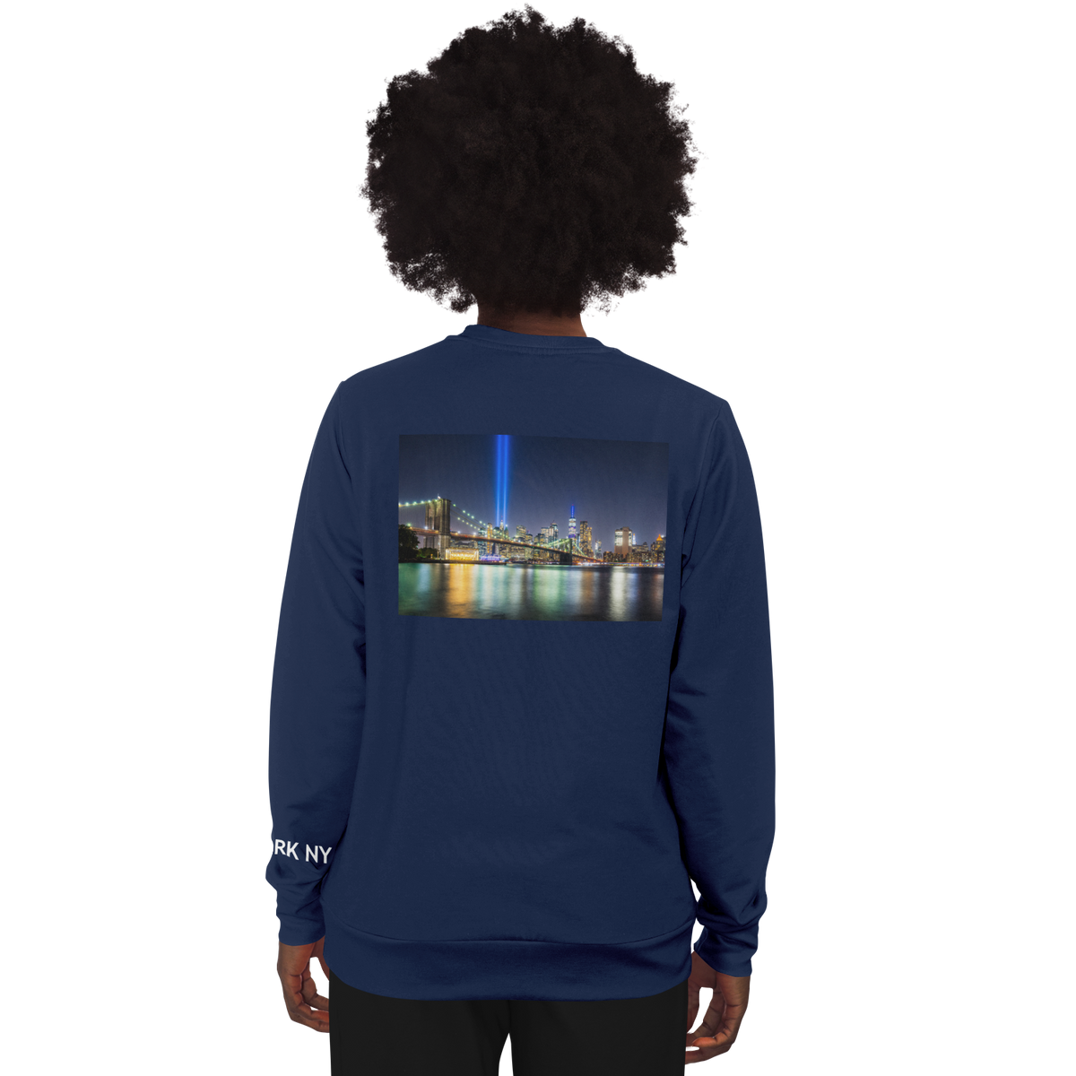 New York Navy Blue Long Sleeve Shirt LIGHTS