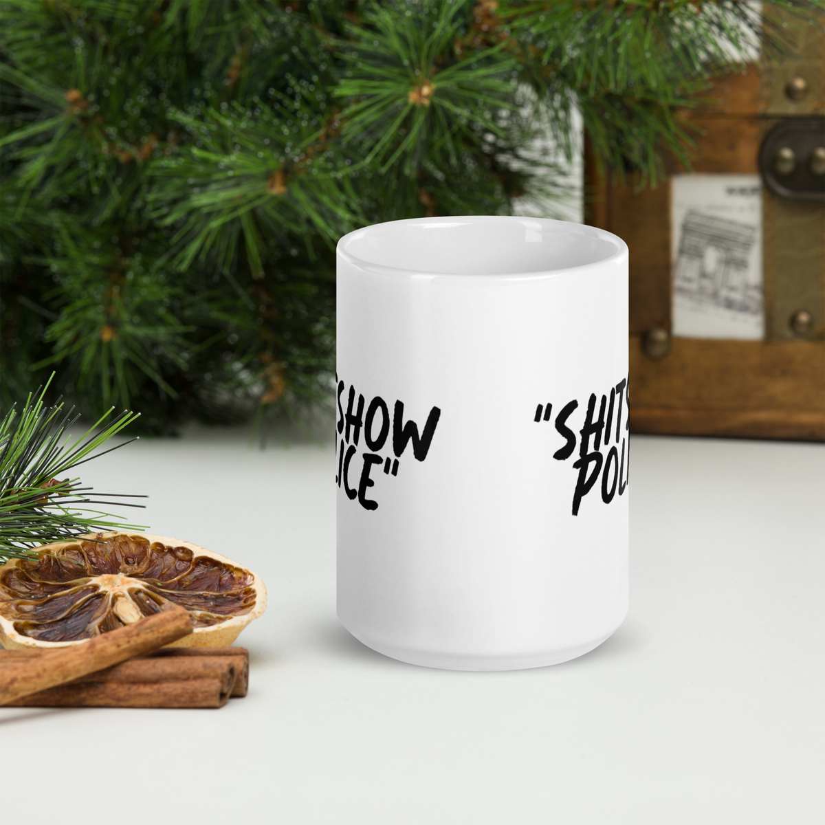 Show Police White Mug