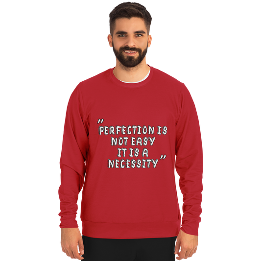 Perfection is Not Easy Winners Win Long Sleeve Shirt Red
