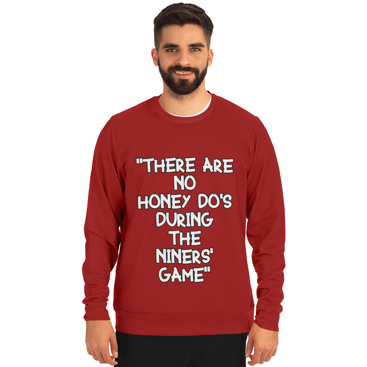 No Honey Do's Darker Red Long Sleeve Shirt