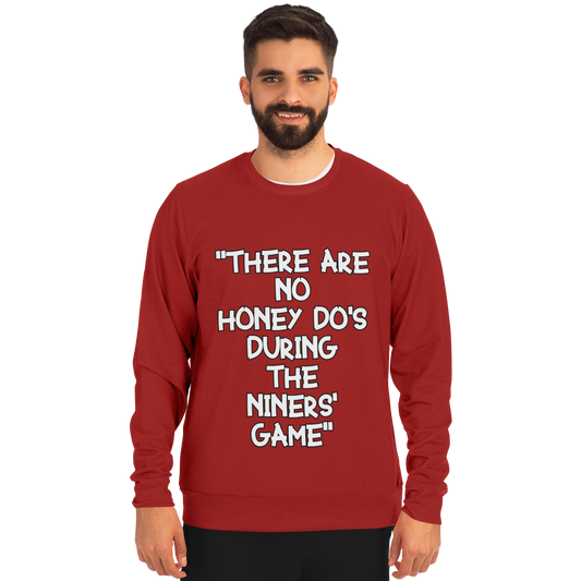 No Honey Do's Darker Red Long Sleeve Shirt