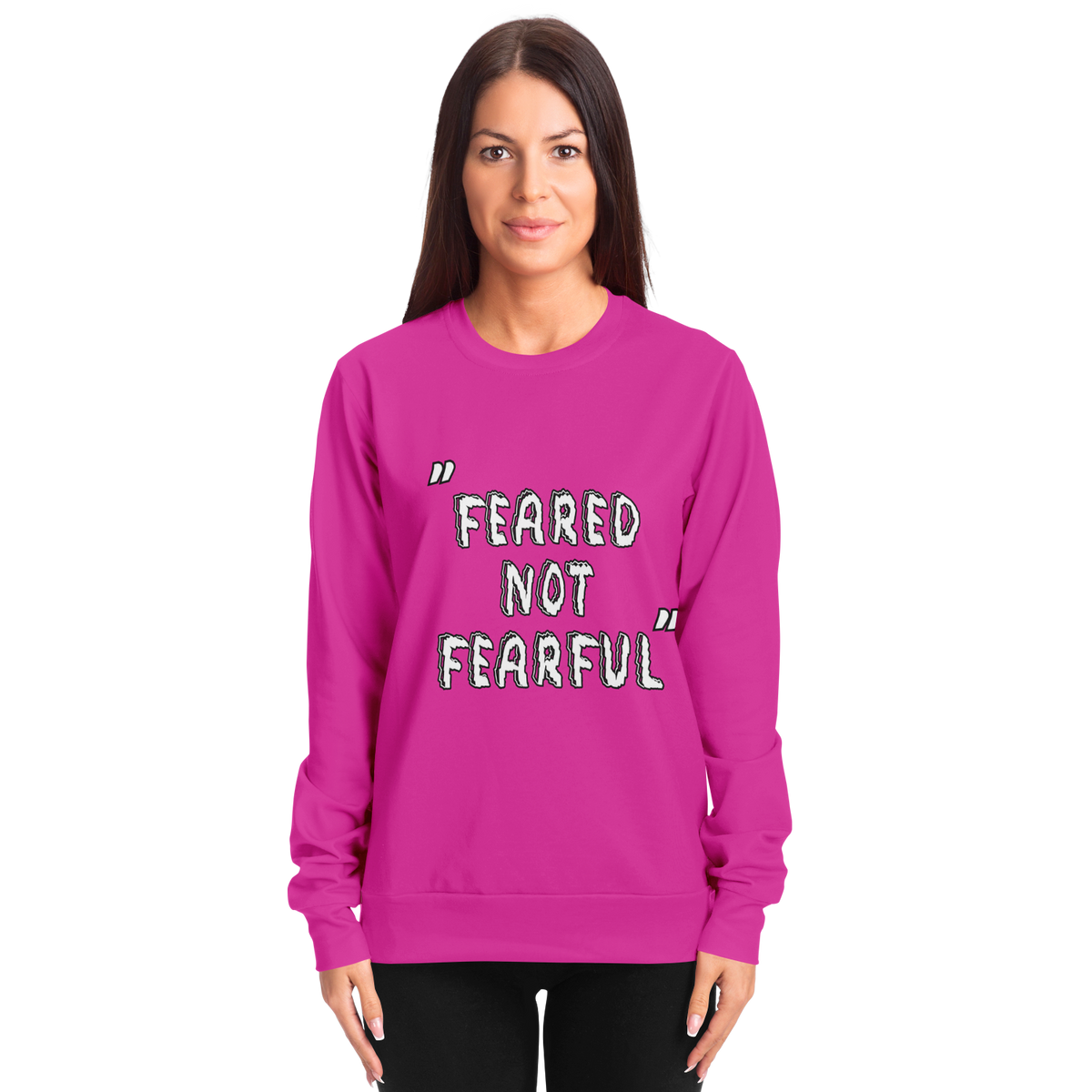 Feared not Fearful Winners Win Long Sleeve Shirt Pink