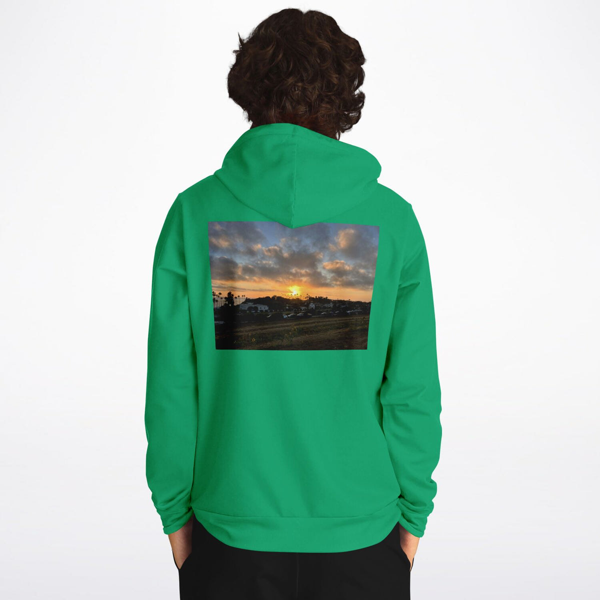 Surfer Smiles Hoodie Green