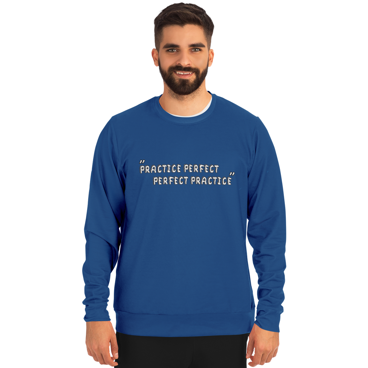 Practice Perfect Winners Win Long Sleeve Shirt Blue