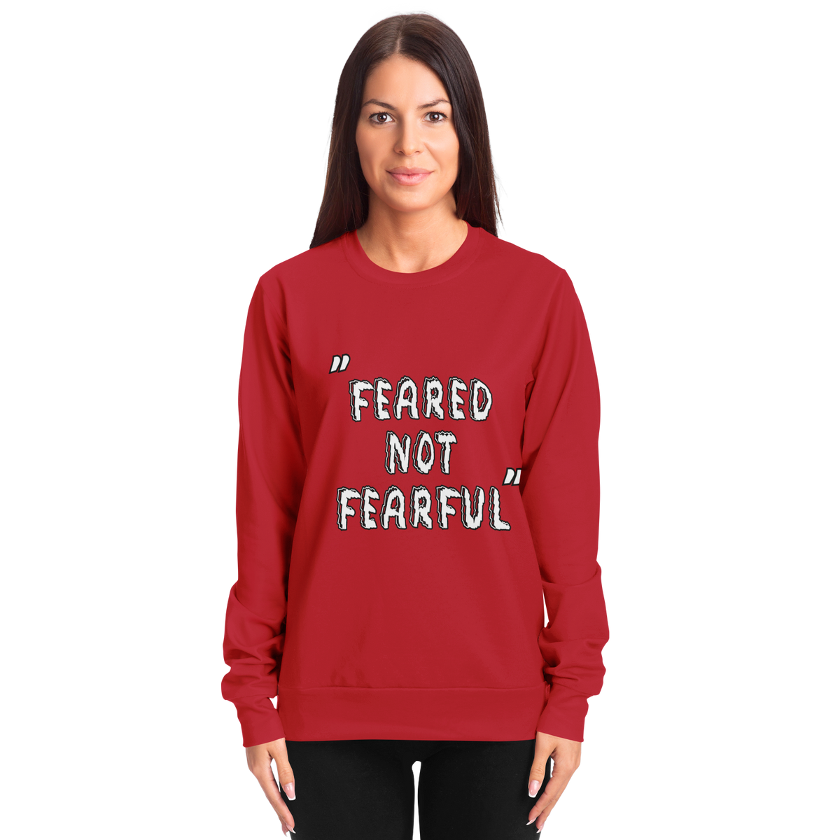 Feared not Fearful Winners Win Long Sleeve Shirt Red