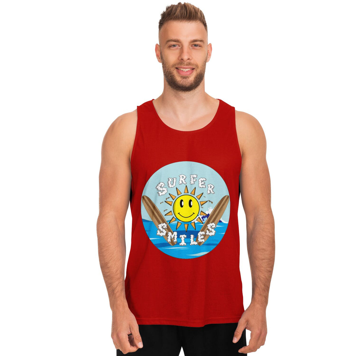 Surfer Smiles Tanktop Red