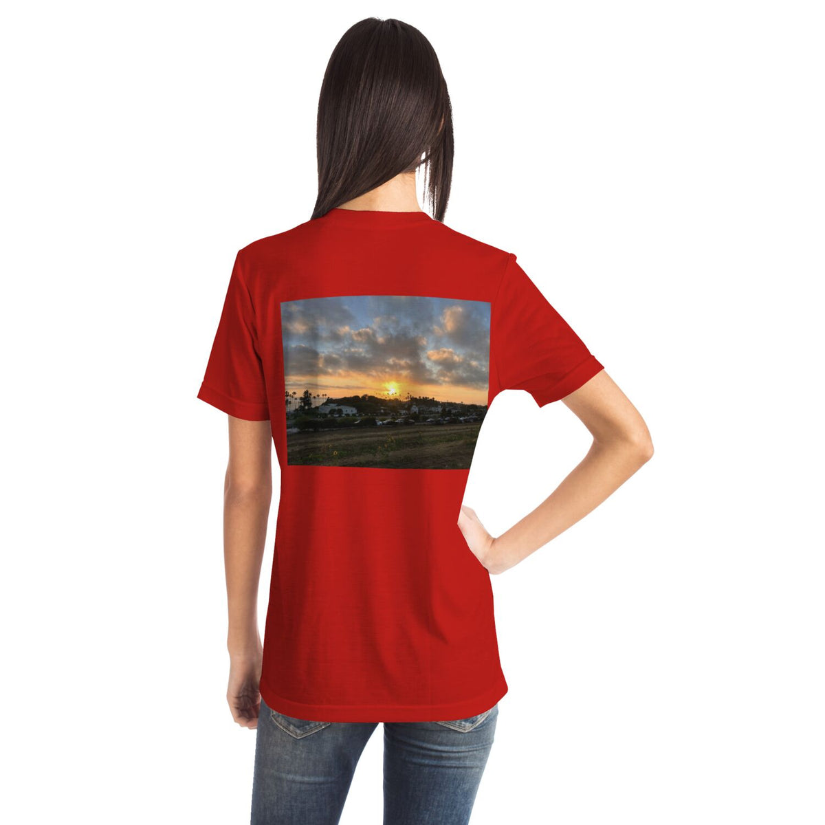 Surfer Smiles T-shirt Red