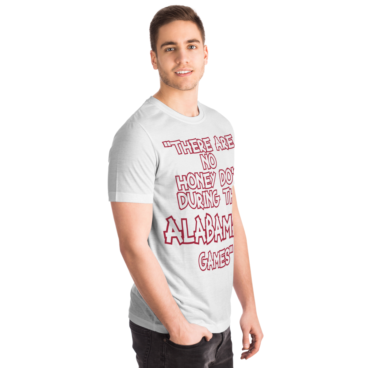 Honey Do's T-shirt Crimson & White