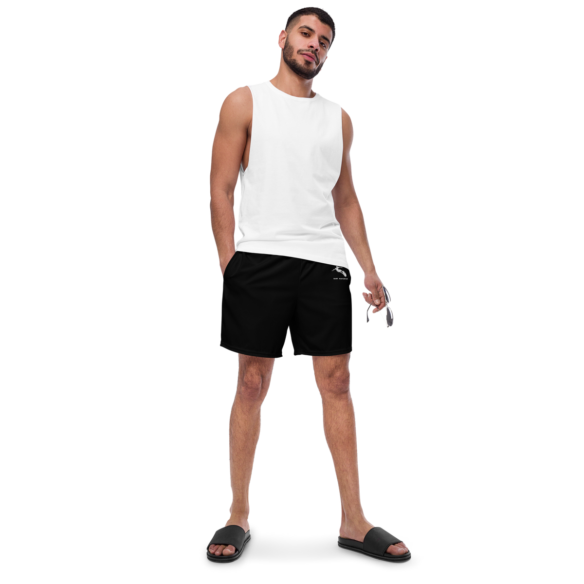 Men's Swim Trunks Black Solo Surf Maverick