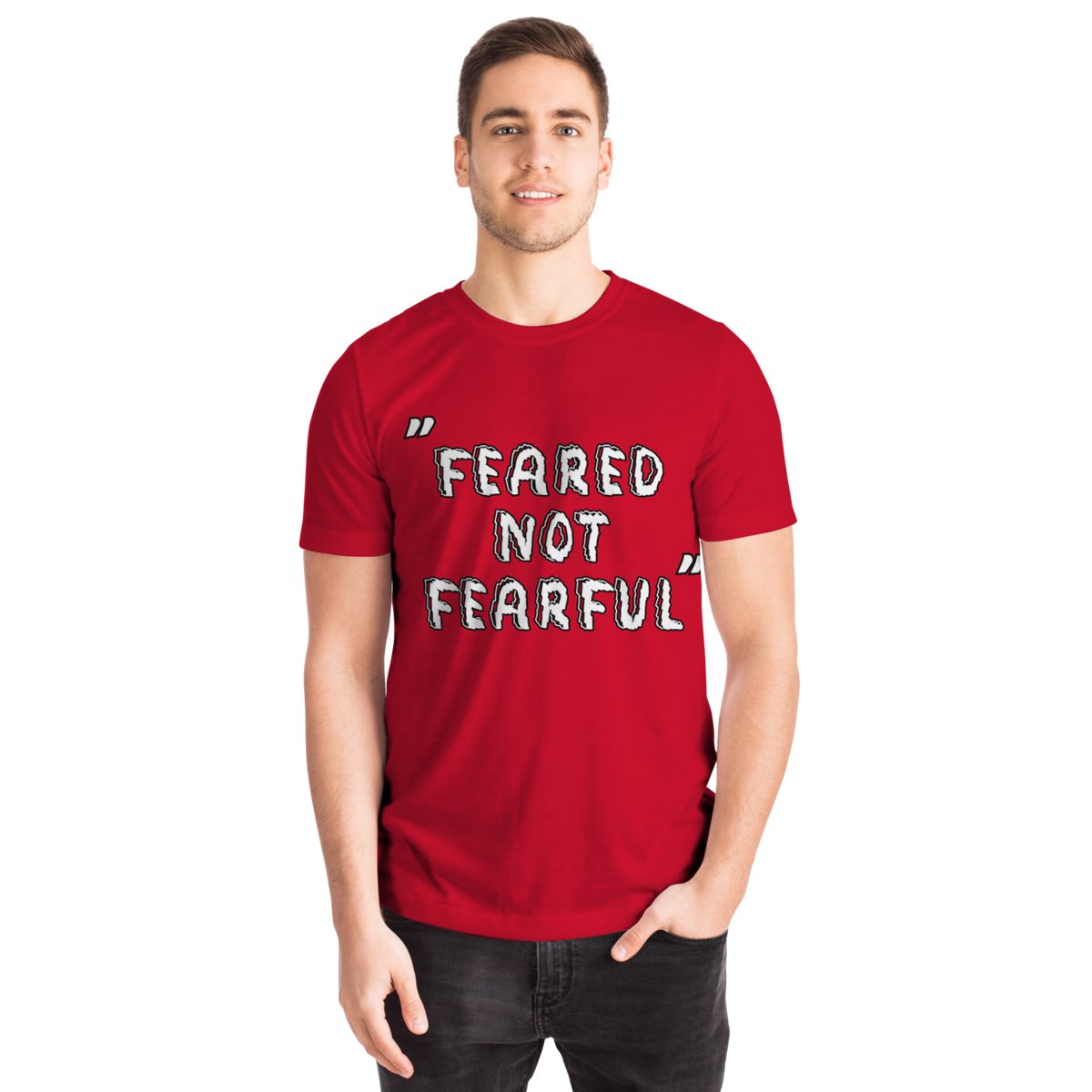Feared not Fearful Winners Win T-Shirt Red