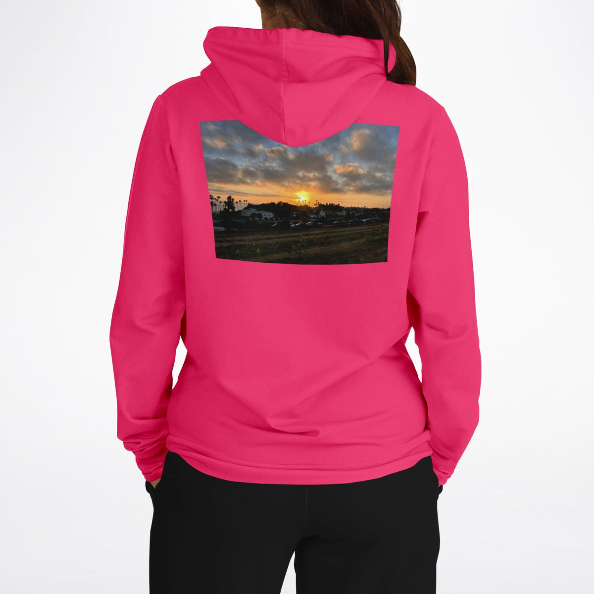 Surfer Smiles Hoodie Pink