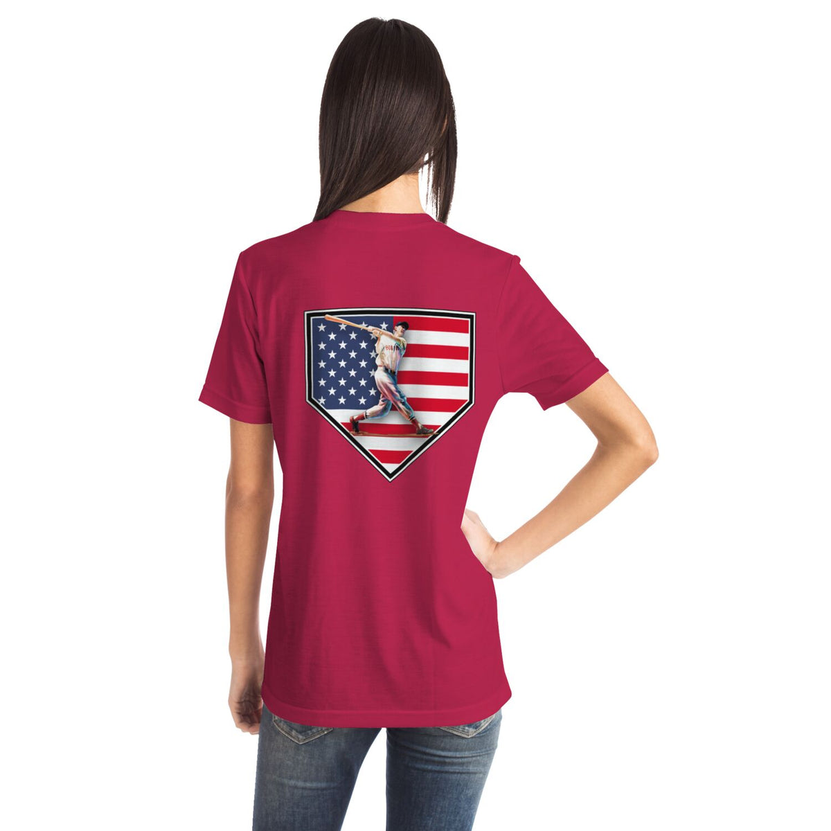 USA 250 Red T-shirt ".406Swing"