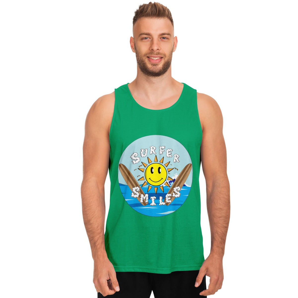 Surfer Smiles Tanktop Green