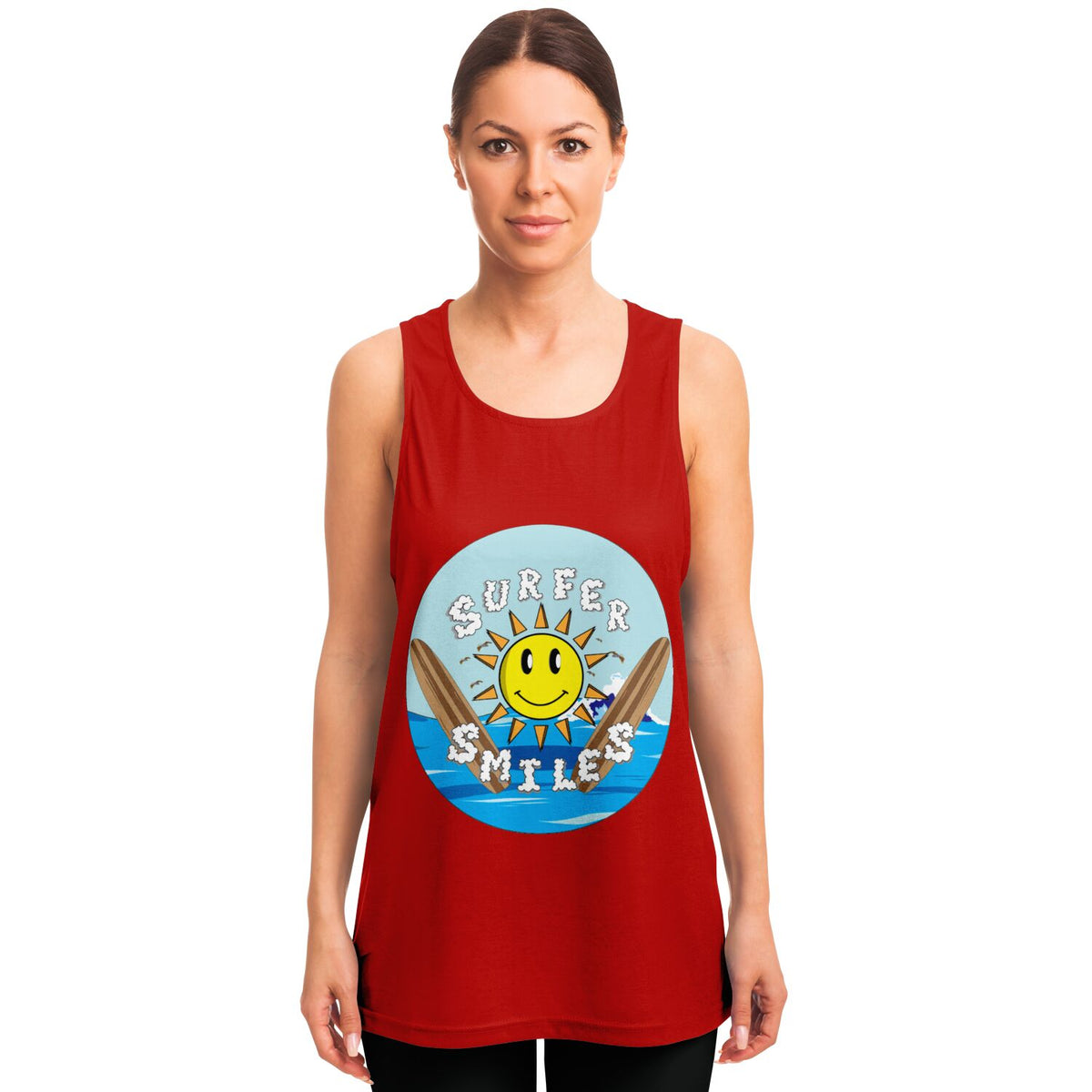 Surfer Smiles Tanktop Red