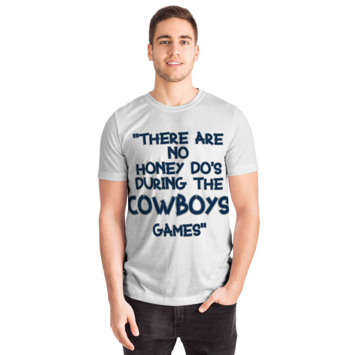 Honey Do's T-shirt Dark Blue & Silver