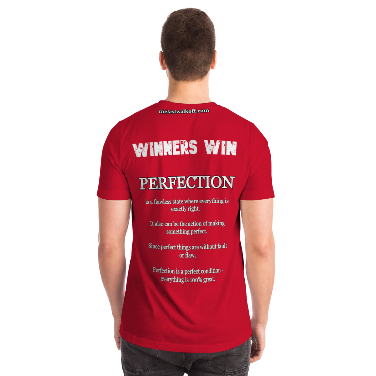 Perfection is Not Easy Winners Win T-Shirt Red