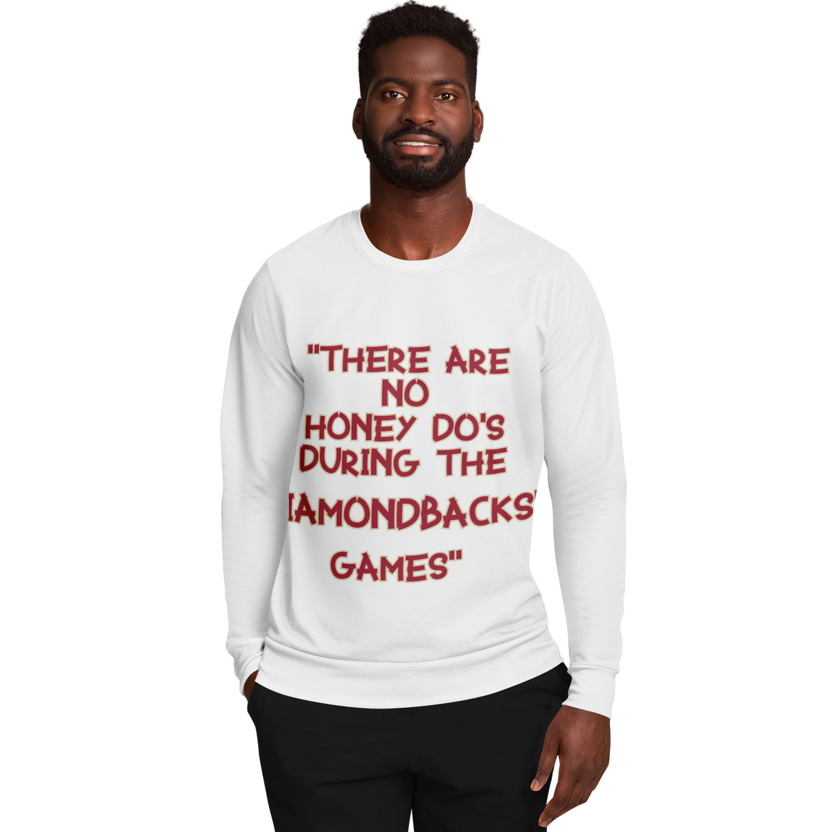 Honey Do's Long Sleeve Shirt Red & Sand