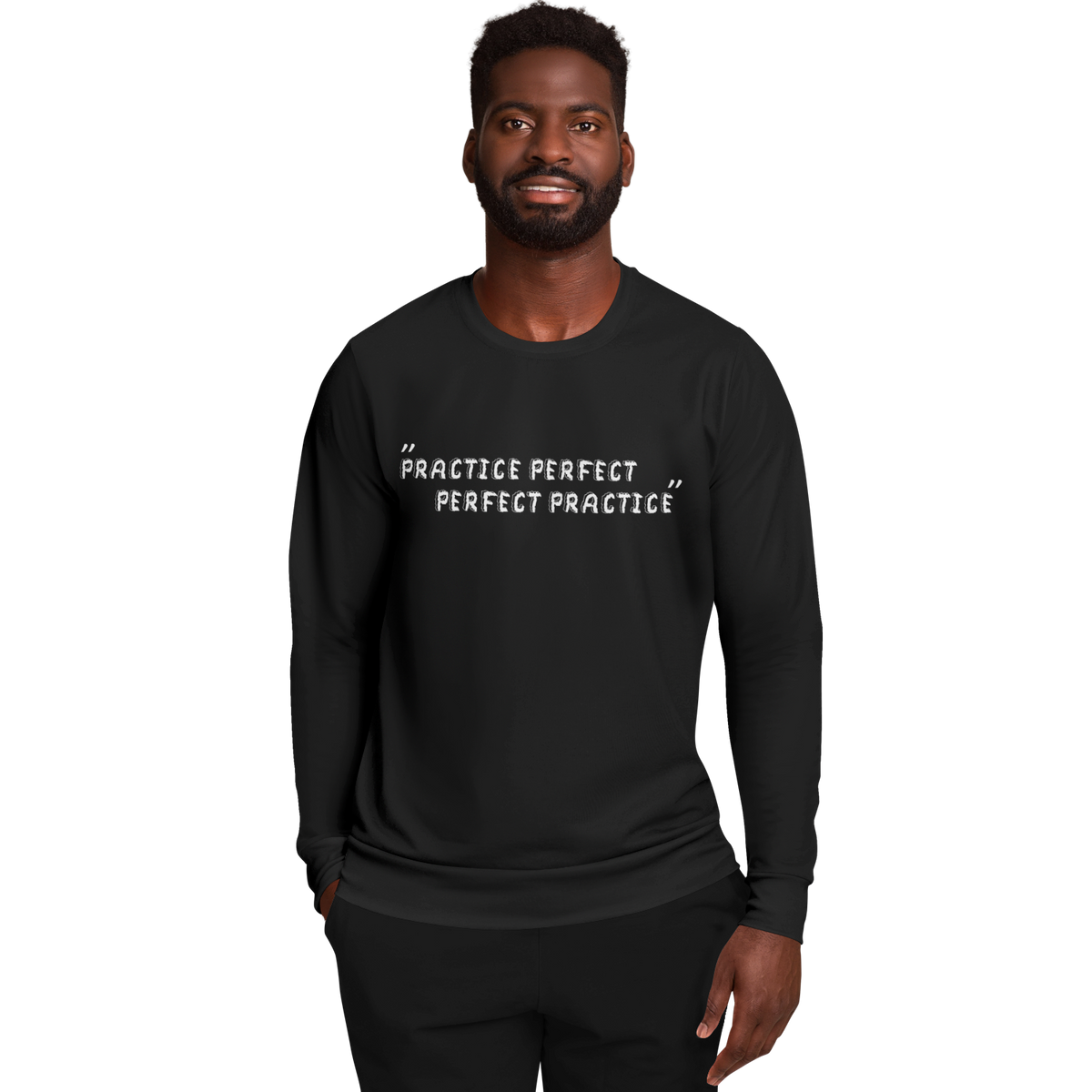 Practice Perfect Winners Win Long Sleeve Shirt Black