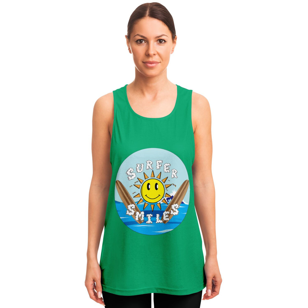 Surfer Smiles Tanktop Green