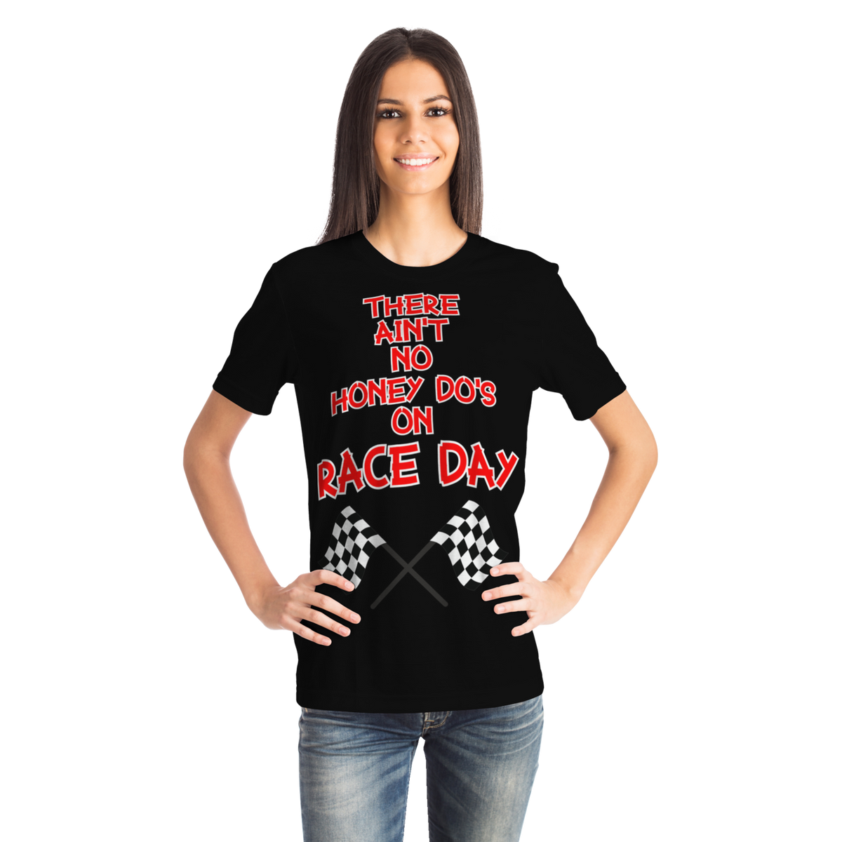 No Honey Do's Race Day 8 T-Shirt Black
