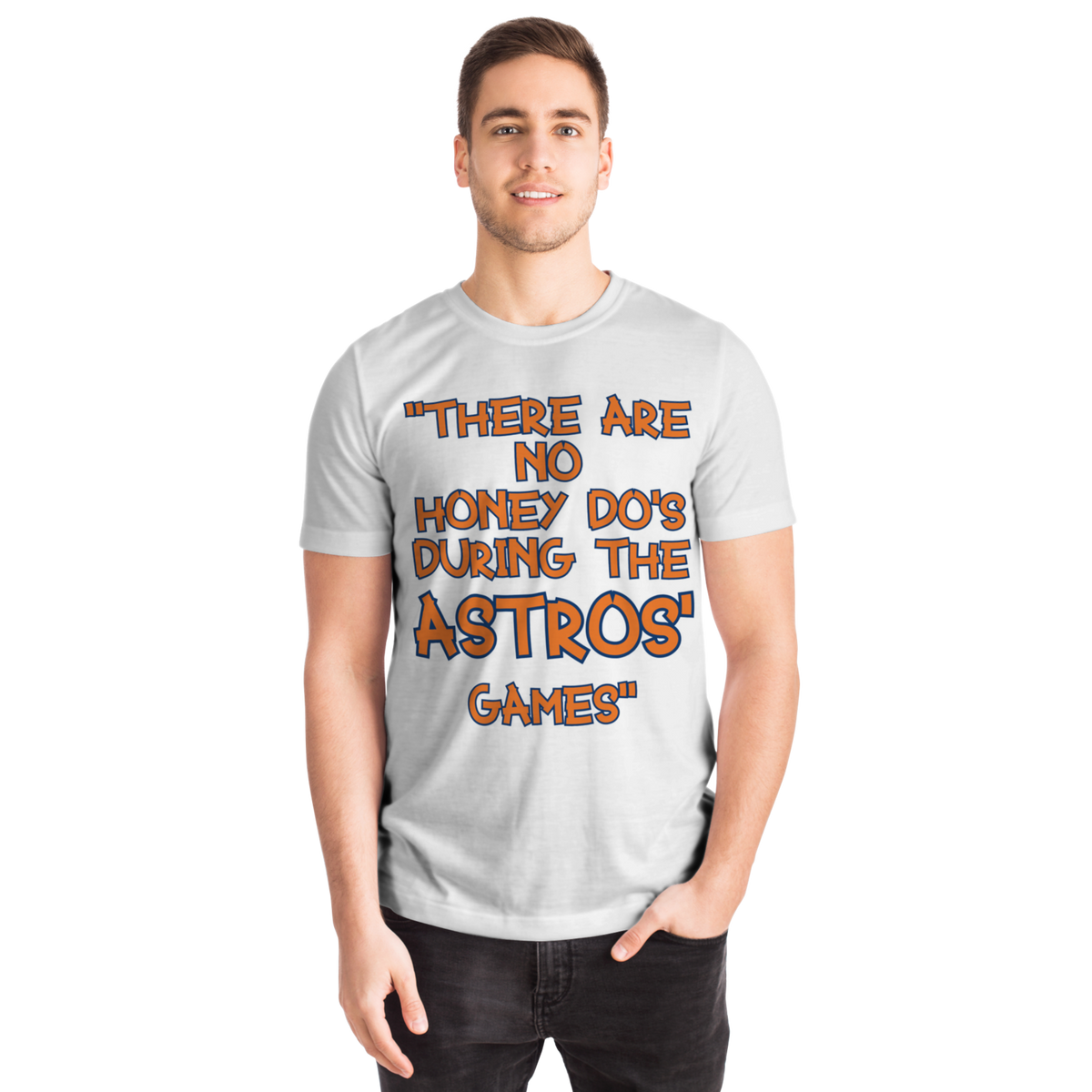 Honey Do's T-shirt Orange and Blue