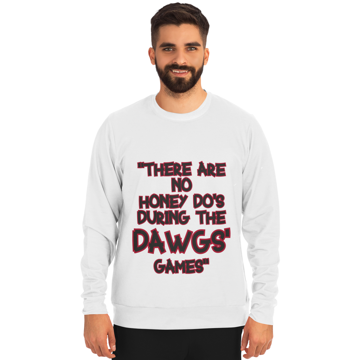 Honey Do's Long Sleeve Shirt Black & Dark Red