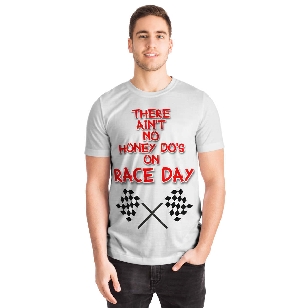 No Honey Do's Race Day T-Shirt White