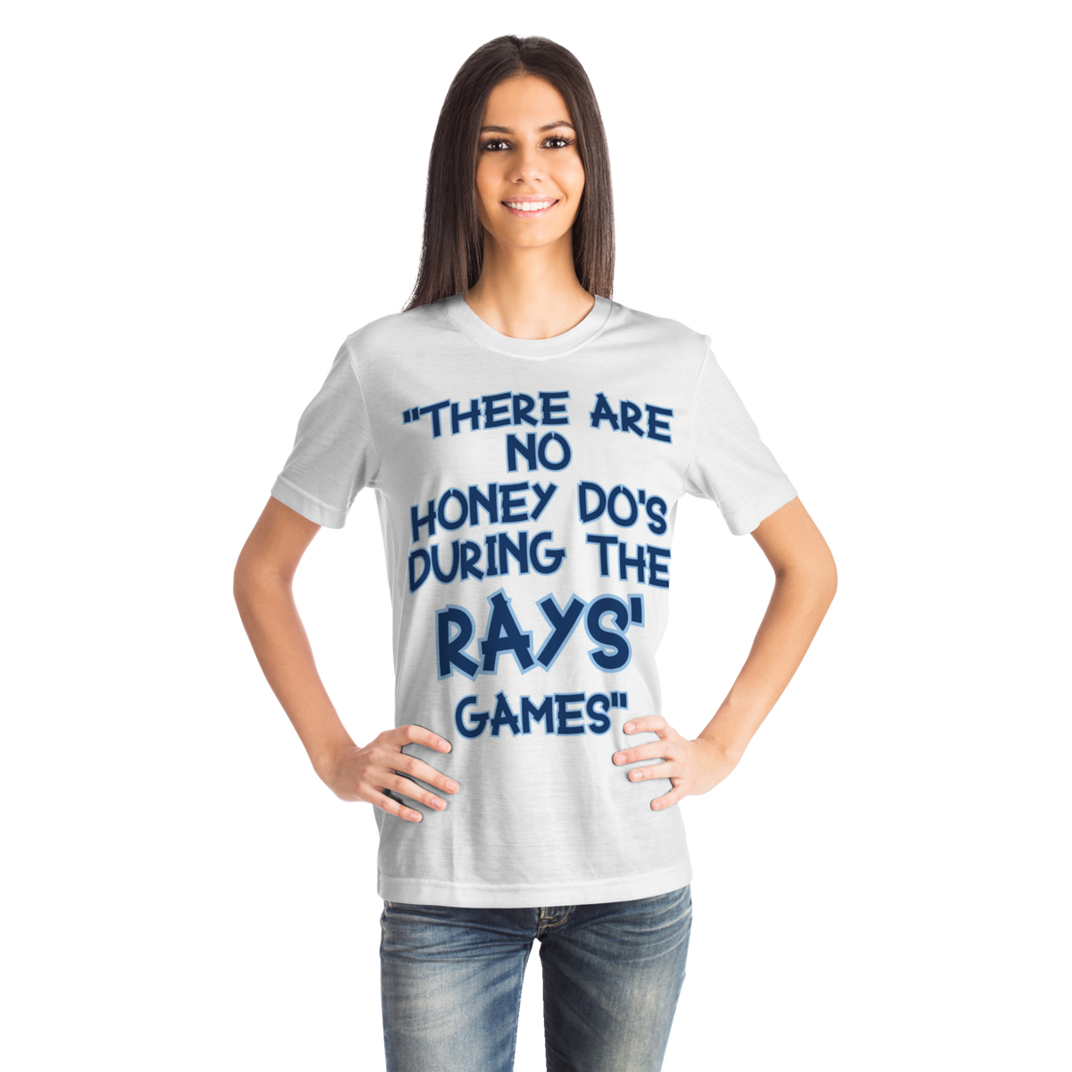 Honey Do's T-shirt Navy Blue & Light Blue
