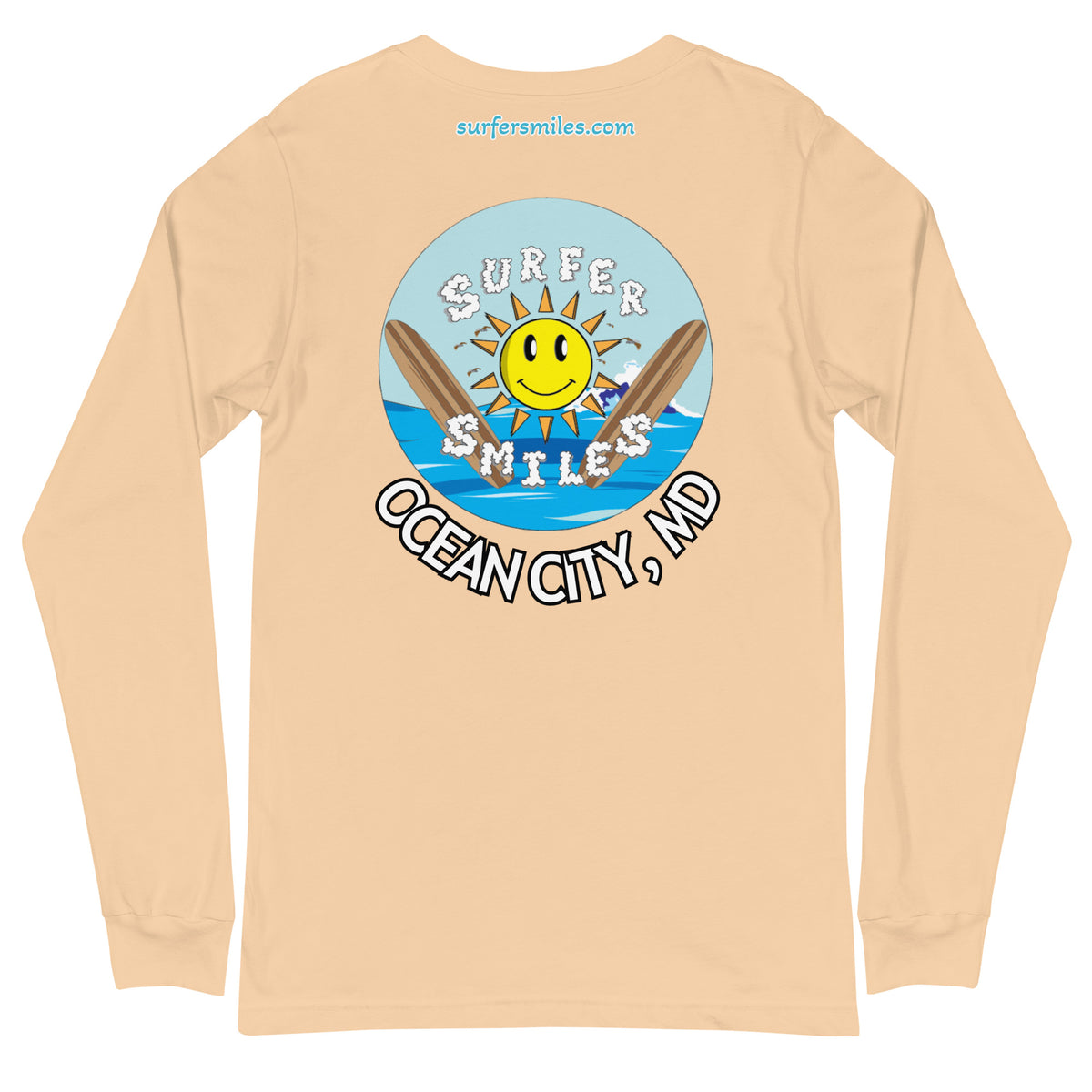 Women's Long Sleeve Shirt - 3 Color Surfer Smiles OC