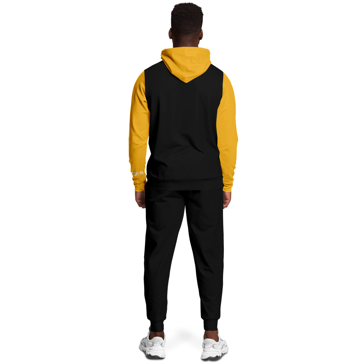 Pittsburgh Black Yellow Hoodie and Joggers