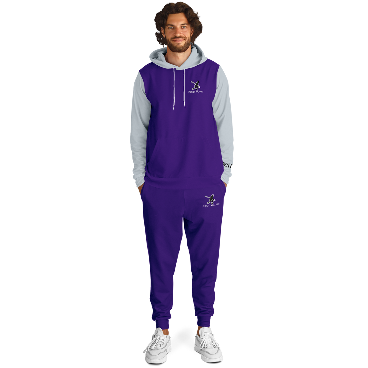 Denver Purple Silver Hoodie and Joggers
