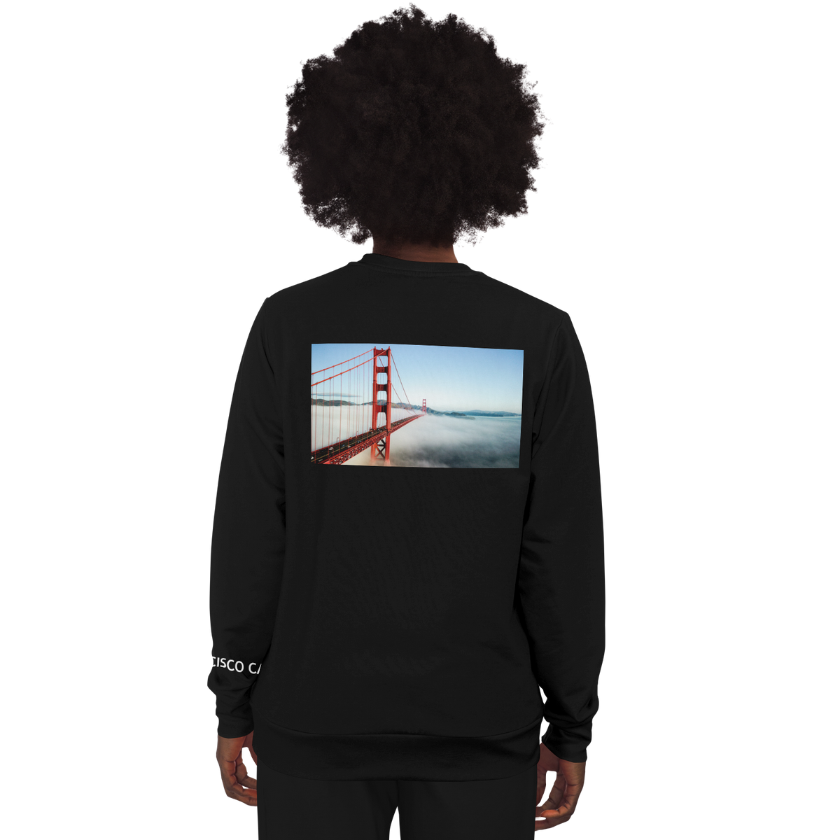 San Francisco Black Long Sleeve Shirt Bridge