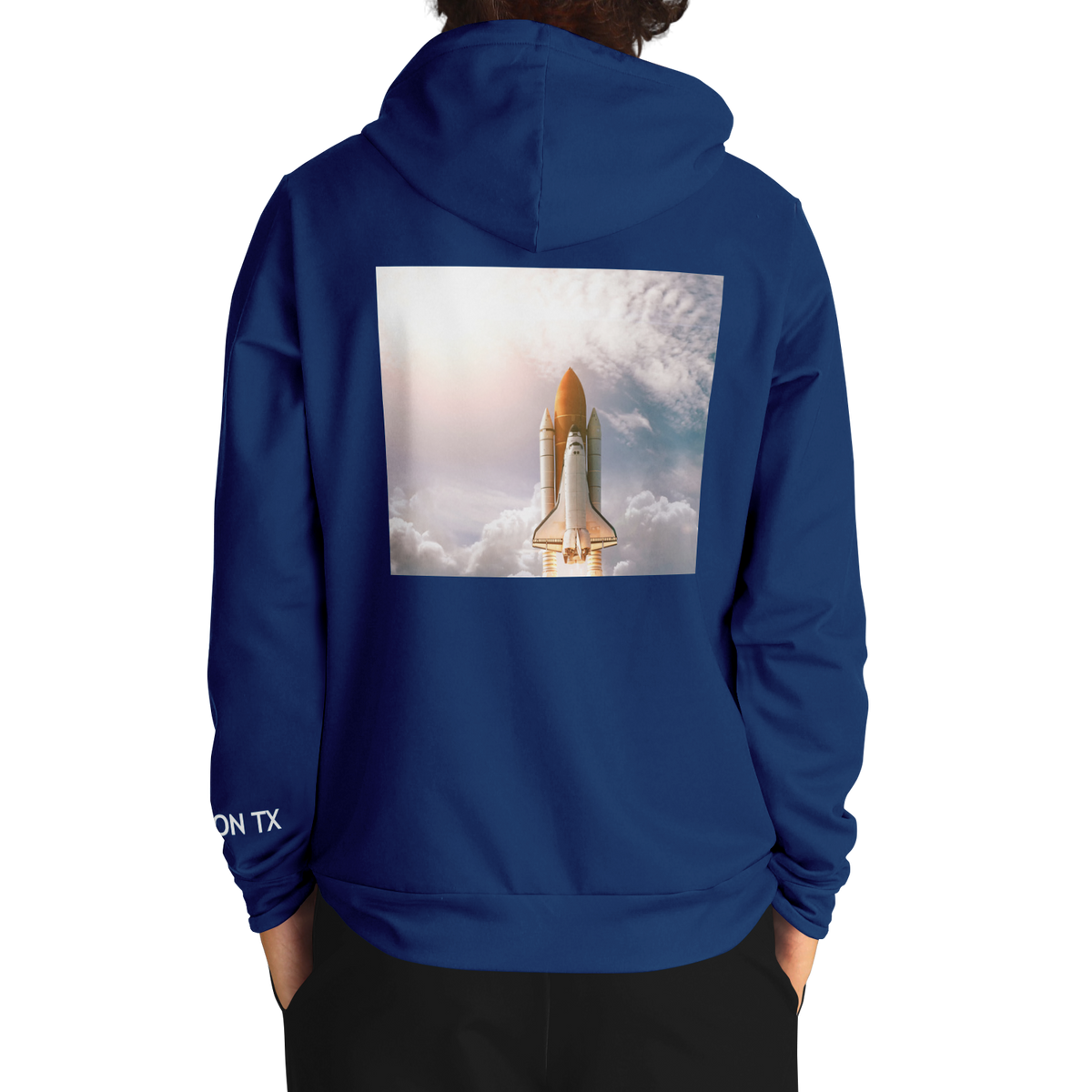 Houston Blue Hoodie Rocket