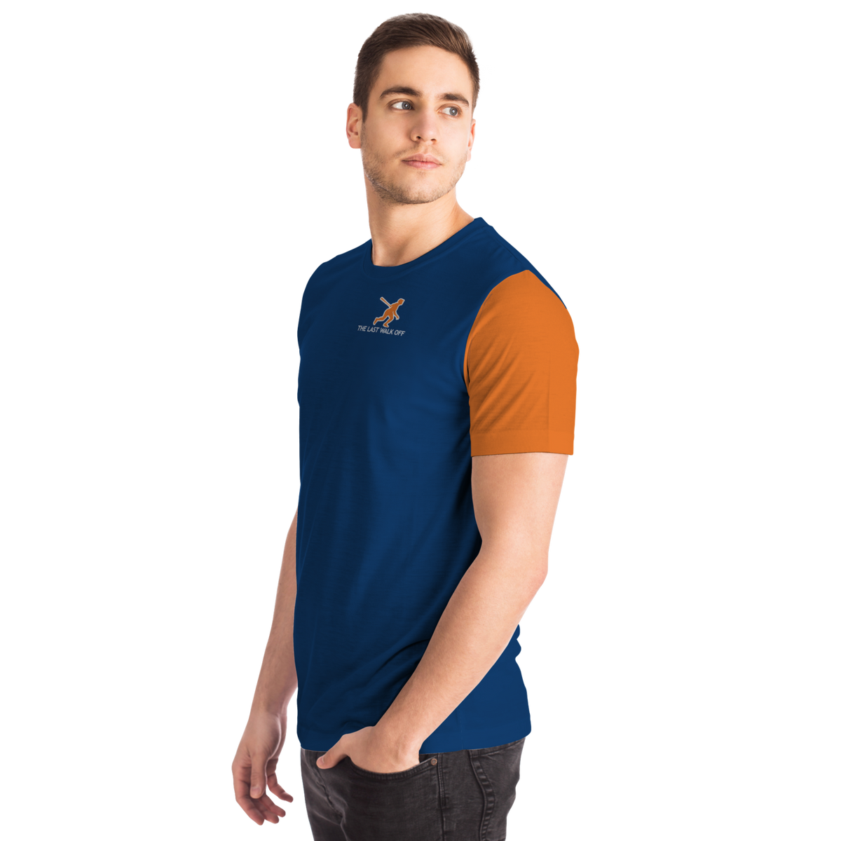 Houston Blue Orange Short Sleeve Shirt