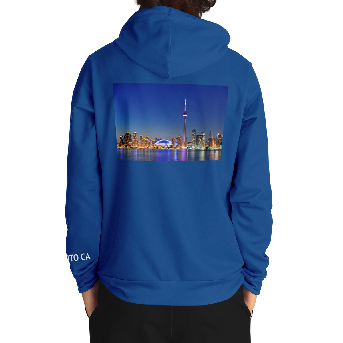 Toronto Blue Hoodie Skyline
