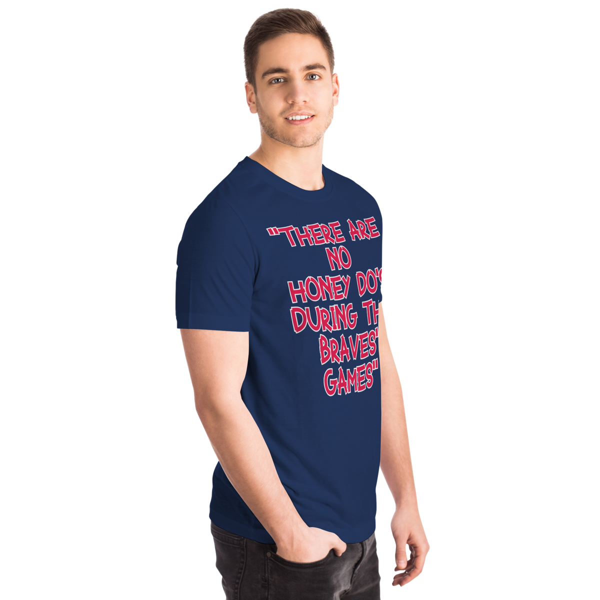 Honey Do's Navy Blue Red T-shirt 3
