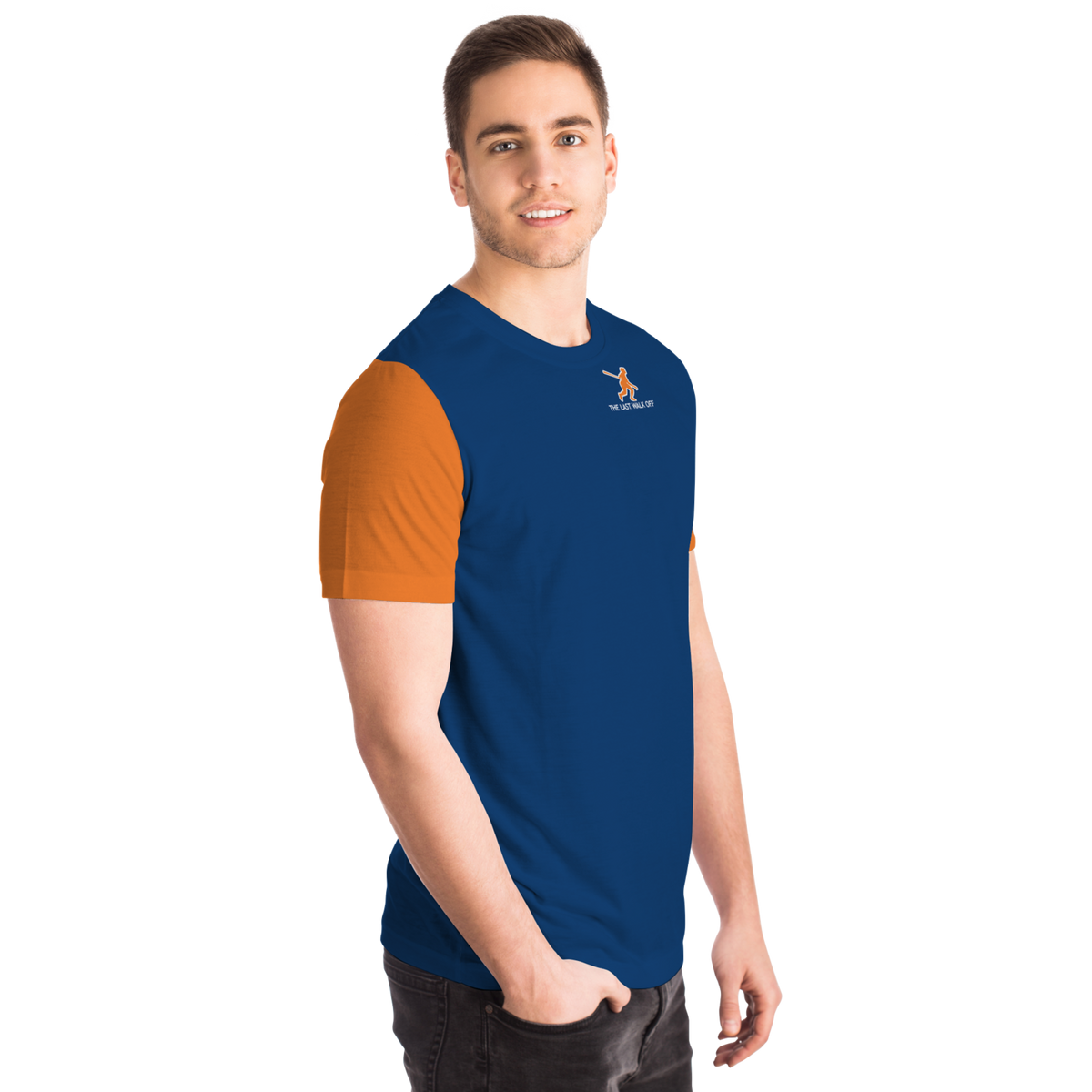 Houston Blue Orange Short Sleeve Shirt