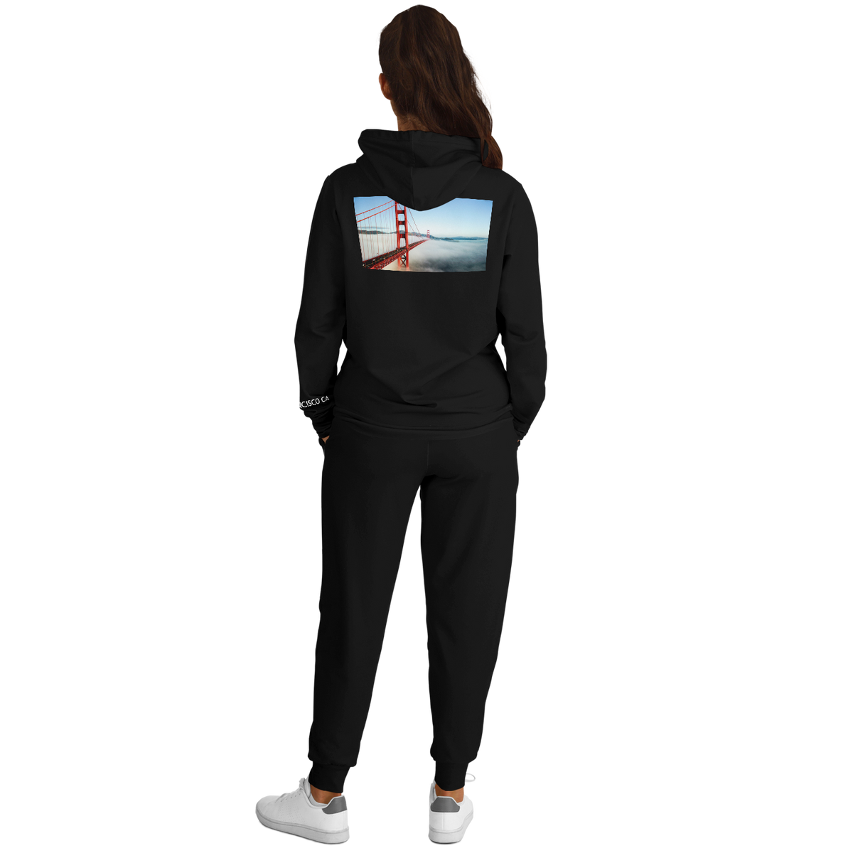 San Francisco Black Hoodie and Joggers Bridge