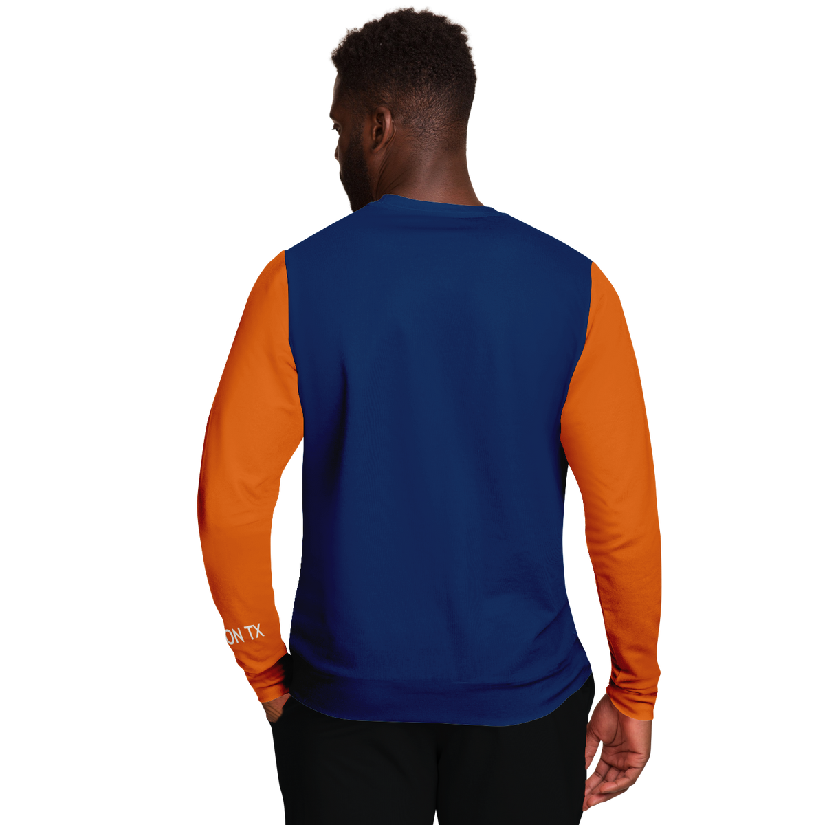 Houston Blue Orange Long Sleeve Shirt