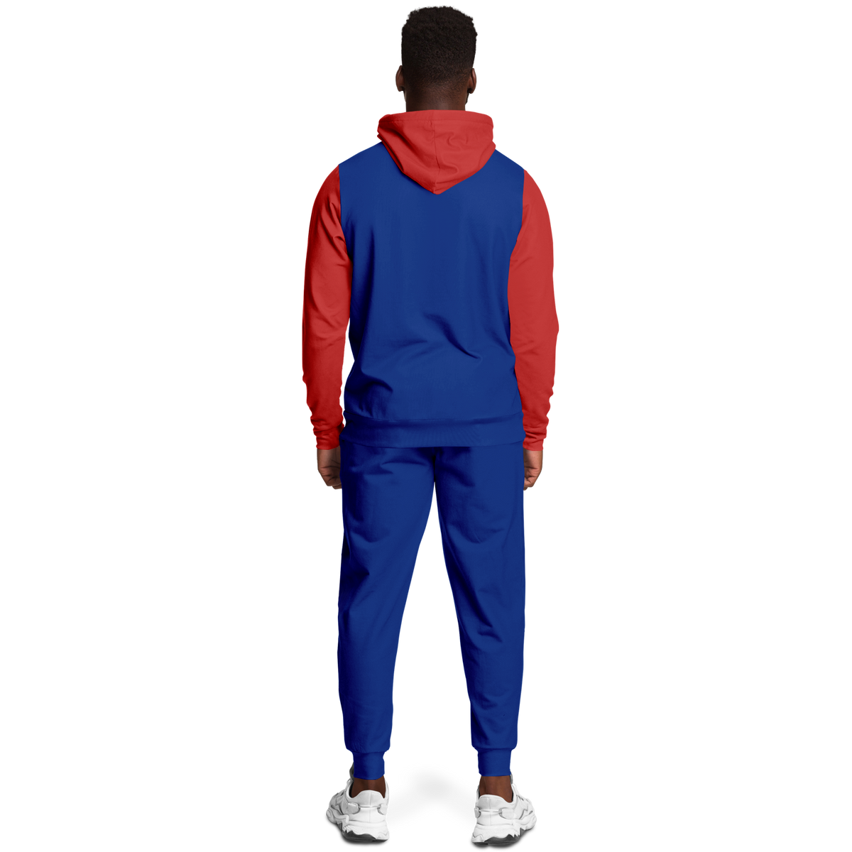 Chicago Blue Red Hoodie and Joggers