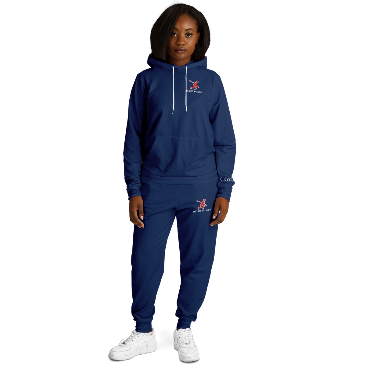 Cleveland Navy Blue Hoodie and Joggers POST