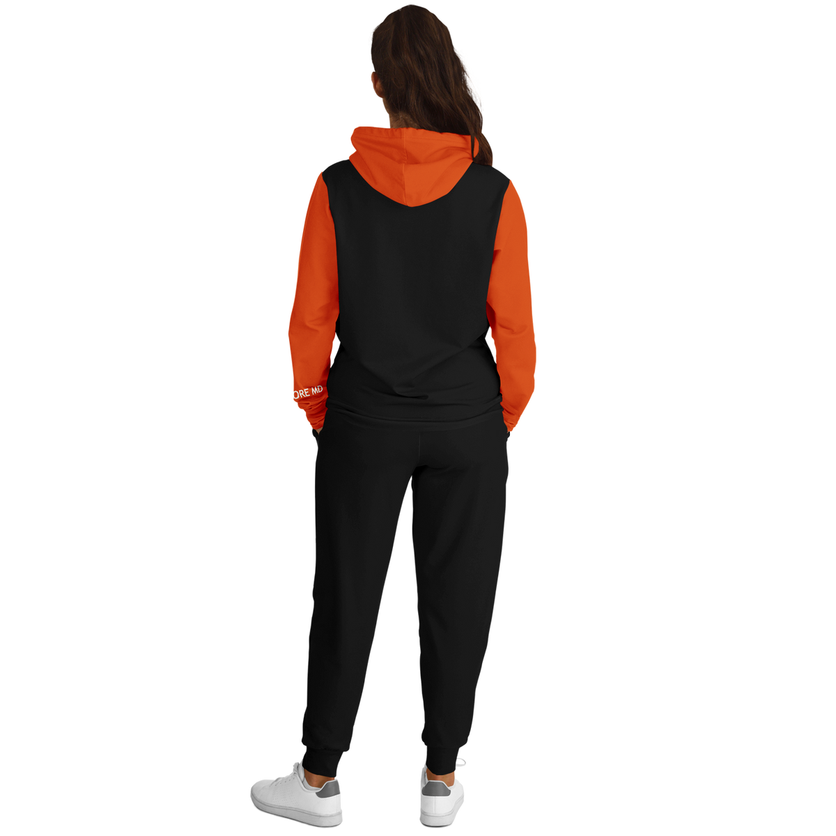 Baltimore Black Orange Hoodie and Joggers
