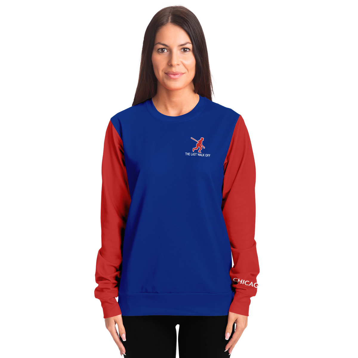 Chicago Blue Red Long Sleeve Shirt