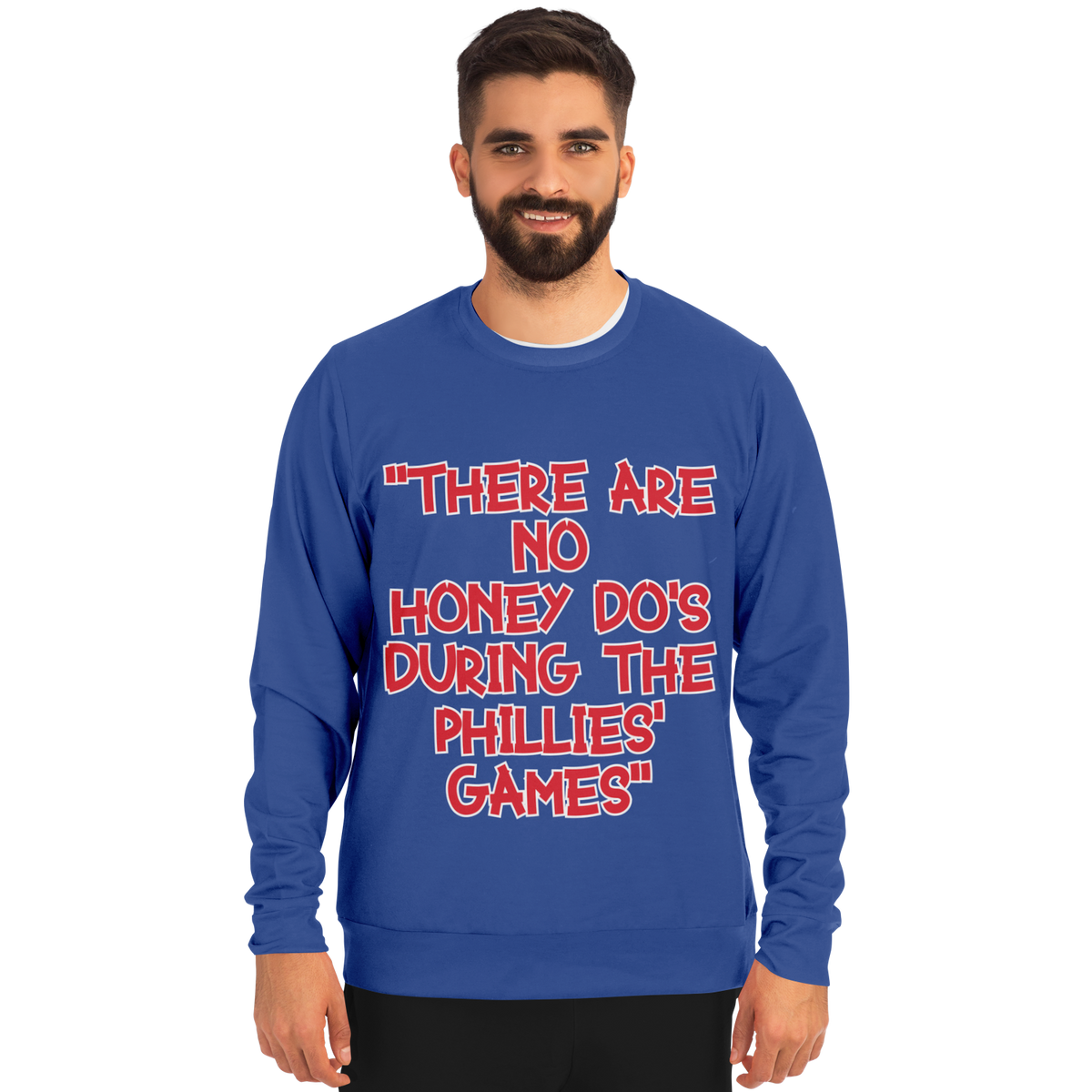 Honey Do's Blue Red Long Sleeve Shirt 2